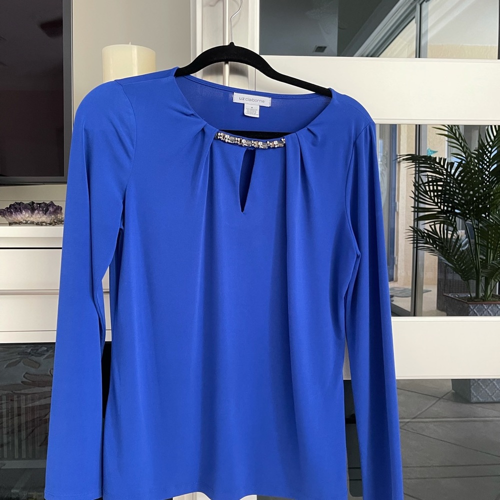Liz Claiborne jeweled top!